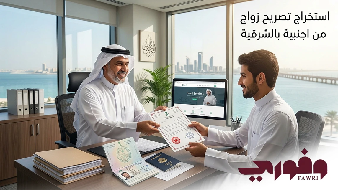 استخراج تصريح زواج من اجنبية بالشرقية