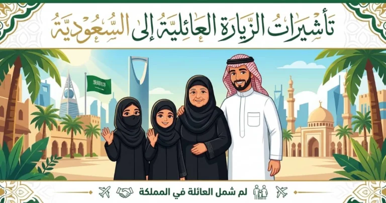 خطوات استخراج تأشيرة زيارة عائلية للسعودية عبر منصة التأشيرات